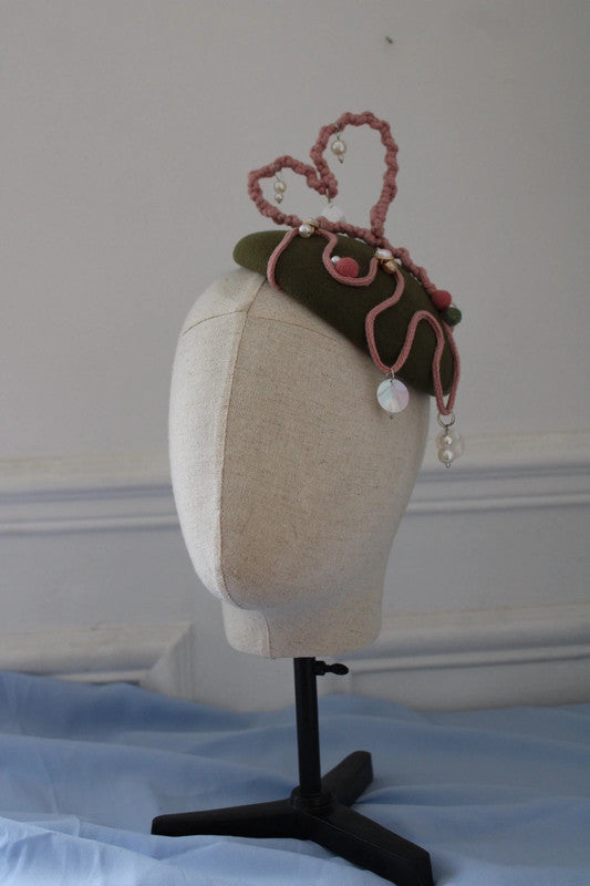 Love fascinator handmade in Paris
