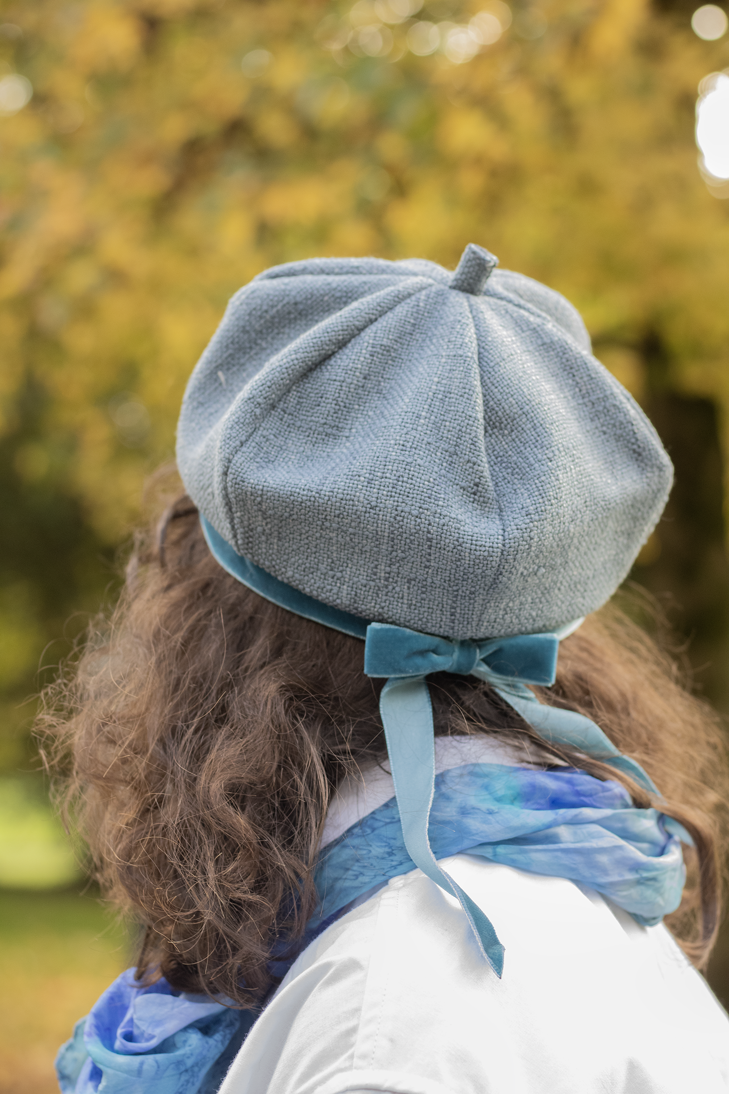 Amelie beret in Provence wool blend